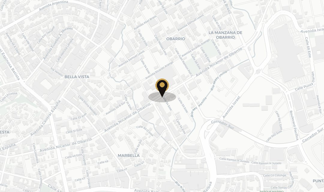 Mapa — Barbería Estilo, Calle 50, Bella Vista, Ciudad de Panamá