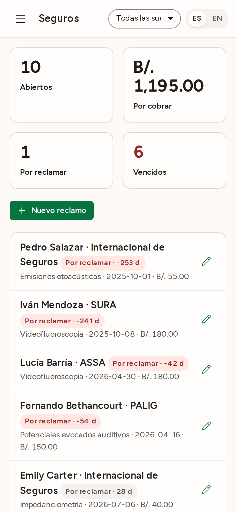 Insurers up to date